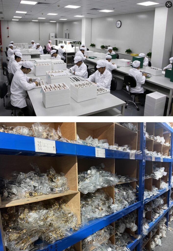 retro women watches and vintage jewelry factory and inventory