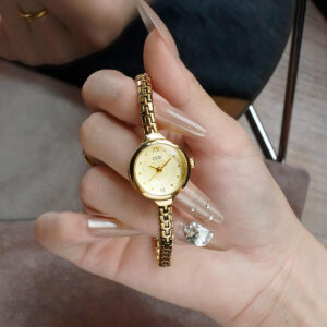 Vintage Gold Chain Bracelet Women Watch | Casual Fashion Wristwatch